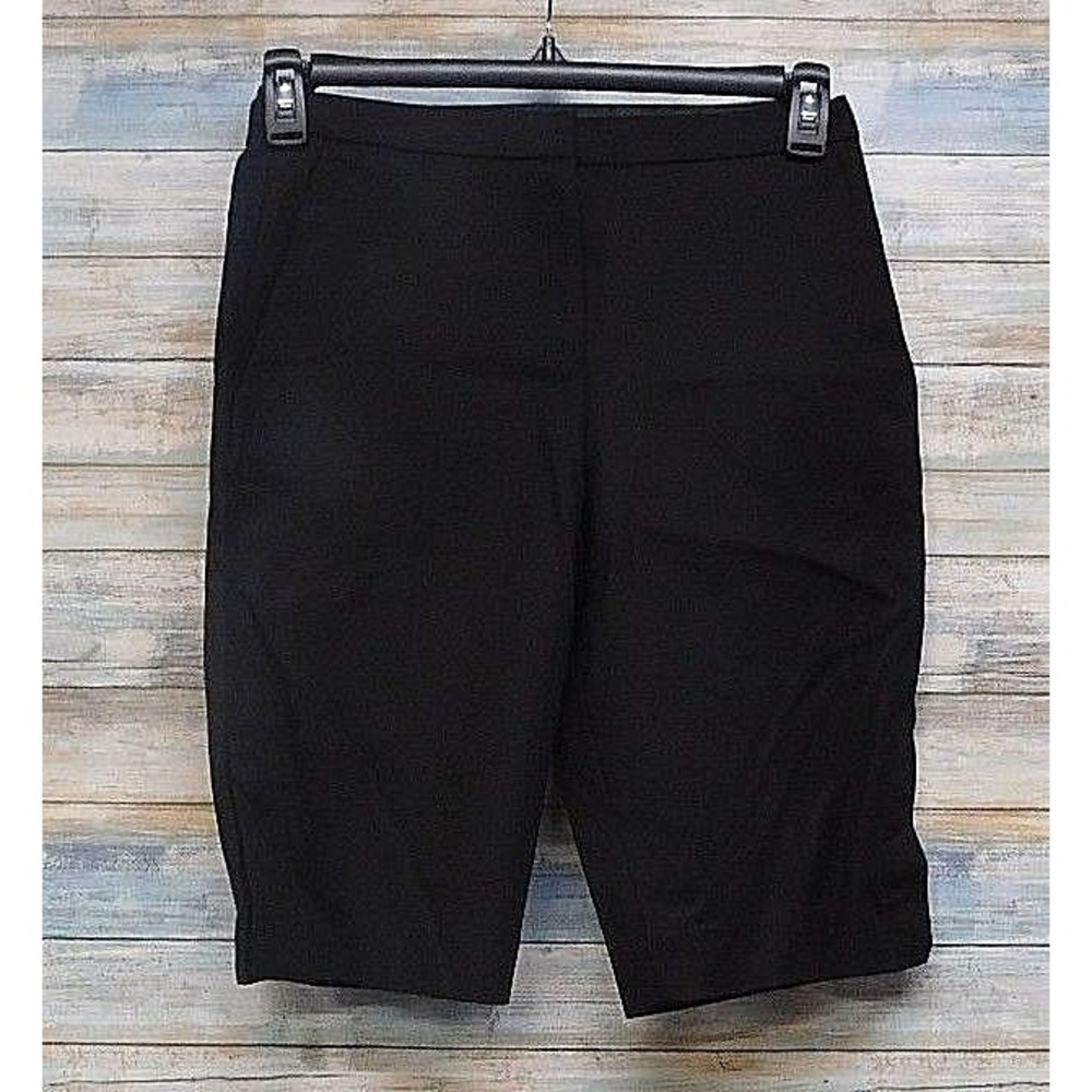 Hugo Boss‎ Shorts Women's Bermuda Size 6 Homy Black Golf Walking Stretch (3693)